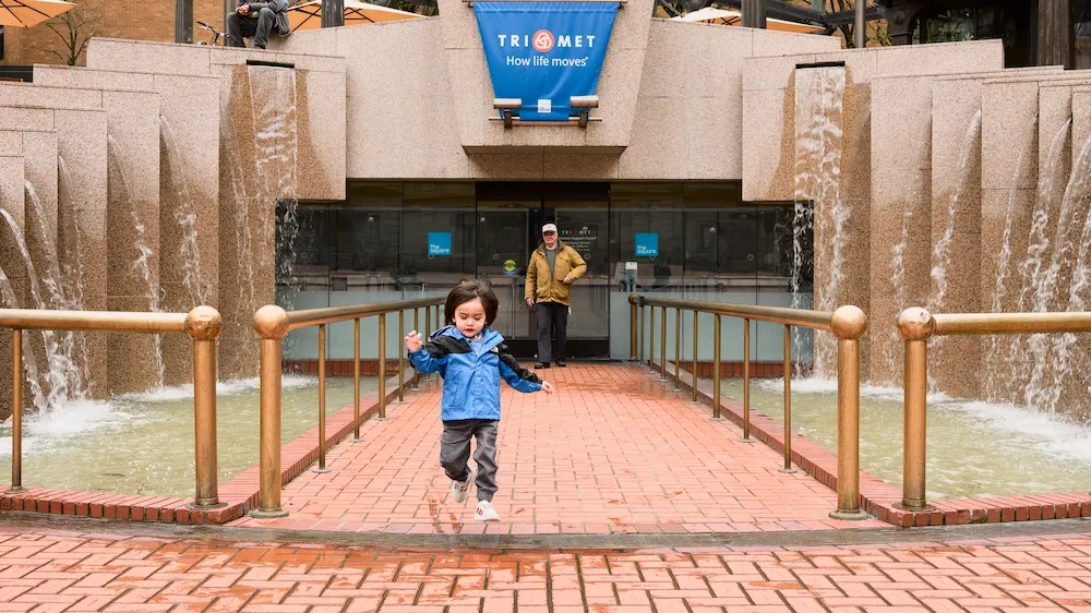 Boys day was taking the MAX green line downtown, eating some ramen, then taking the blue line MAX and bus 72 home.